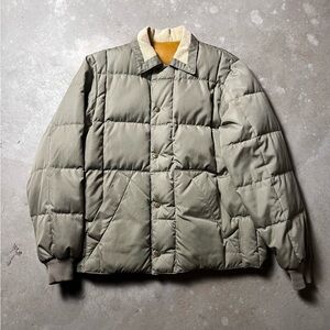 Men's Olive Green Quilted Jacket